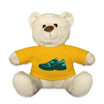 Flat Icon Sporty Sneaker - Teddy Bear - sun yellow - Front