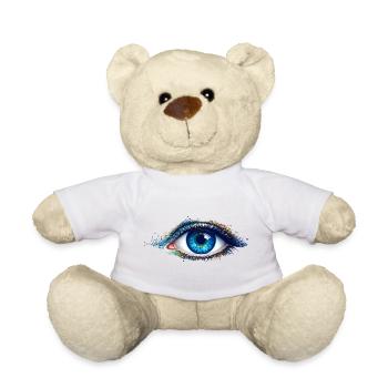 Blaues Auge Farbenspiel - Teddy - Sonnengelb - Vorne