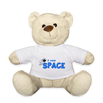 I need space - Teddy Bear - sun yellow - Front