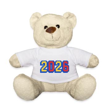 Année du Pixel Art 2026 - Nounours - jaune soleil - Devant