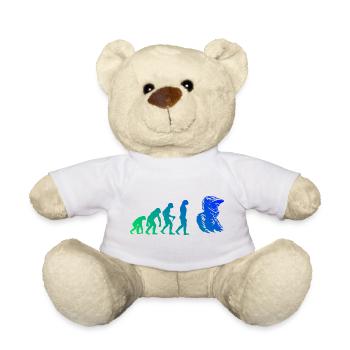 Motocross Fans aufgepasst schlichtes Statement - Teddy - Sonnengelb - Vorne