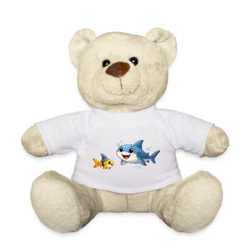 Baby Hai Freund Lustig Kinder Ozean Cartoon  - Teddy - Sonnengelb - Vorne
