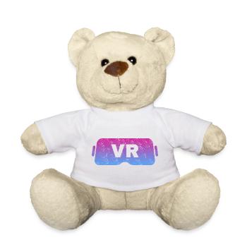 Lunettes vidéo rétro VR VR Vintage Gamer - Nounours - jaune soleil - Devant