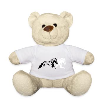 Chevaux Etalon Jument Poulain - Nounours - jaune soleil - Devant