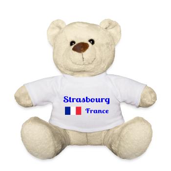 Straßburg Frankreich - Stilvolle Drucke - Teddy - Sonnengelb - Vorne