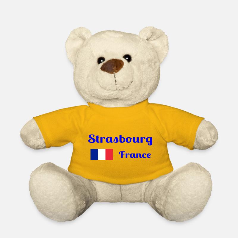 Straßburg Frankreich - Stilvolle Drucke - Teddy - Sonnengelb