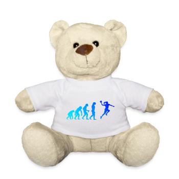 The handball fans fit together - Teddy Bear - sun yellow - Front