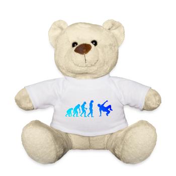 Geschenkidee für einen Hip-Hop-Tänzer mit Breaking - Teddy - Sonnengelb - Vorne