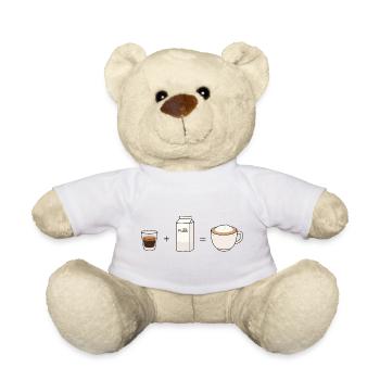 Cappuccino Formula Coffee Lover Design - Teddy Bear - sun yellow - Front