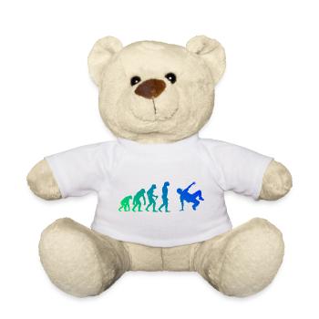 Geschenkidee für einen Dance-Fan mit Hip-Hop-Tanz - Teddy - Sonnengelb - Vorne