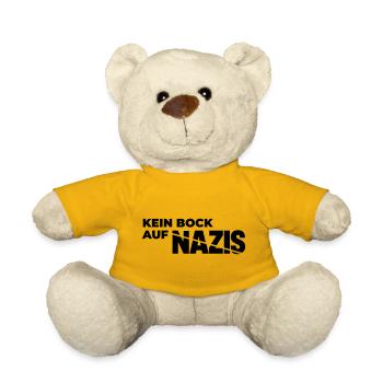 Kein_Bock_auf_Nazis - Teddy - Sonnengelb - Vorne