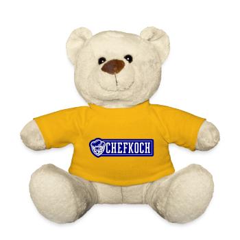 Chef Chef's Hat - Teddy Bear - sun yellow - Front