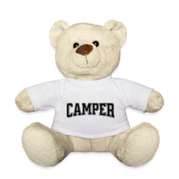 Camper Schriftzug mit Kontrastkontur - Teddy - Sonnengelb - Vorne