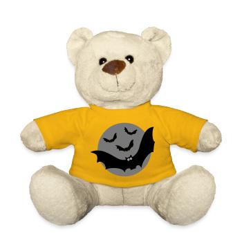 Bats - Teddy Bear - sun yellow - Front