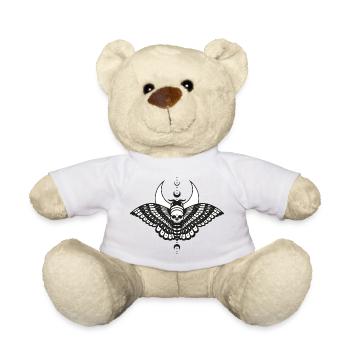 Motte mit Mond Nachtfalter Totenkopf - Teddy - Sonnengelb - Vorne