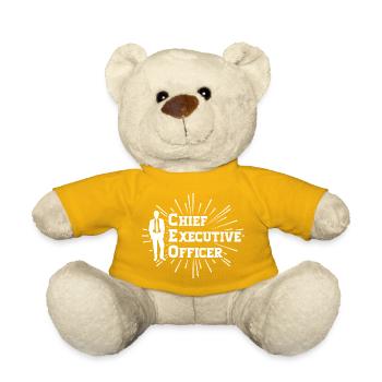 CEO - Chief Executive Officer - Teddy - Sonnengelb - Vorne