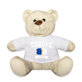 Emblème Europe Chypre - Nounours - jaune soleil - Devant