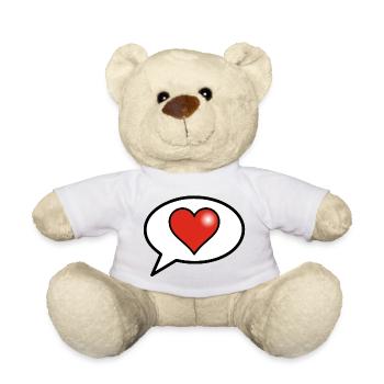 Liebes-Blase - Teddy - Sonnengelb - Vorne