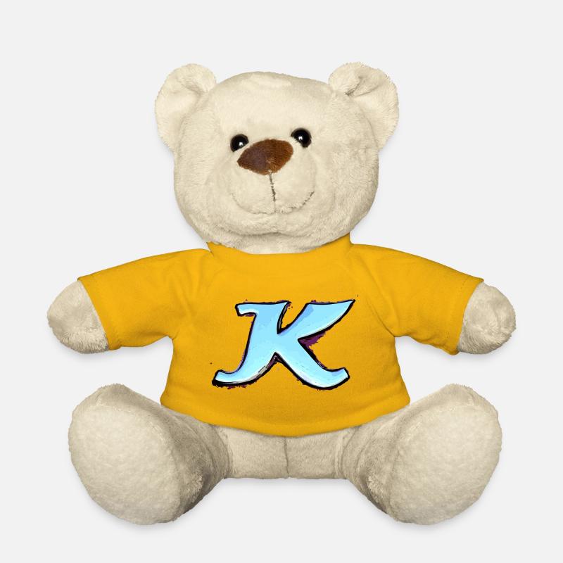 Buchstabe K - Teddy - Sonnengelb