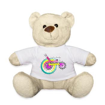 Traktor mal anders - Teddy - Sonnengelb - Vorne