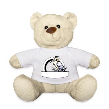 Pelican Bird in a Circle (mod.) - Teddy Bear - sun yellow - Front