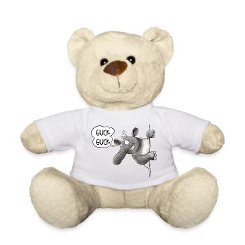 Guck Guck Tapir I Cartoon Tiermotiv - Teddy - Sonnengelb - Vorne