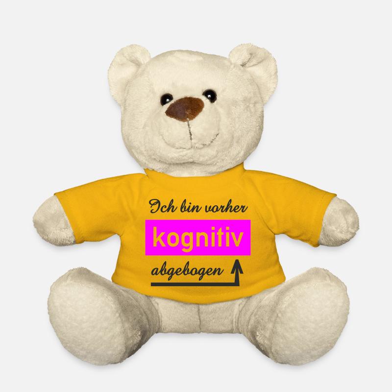 Cognitive Thinker Personalized Design - Teddy Bear - sun yellow