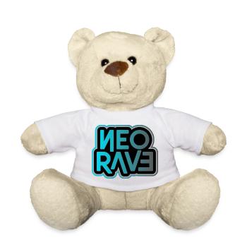 Neo Rave Neon Typography - Teddy Bear - sun yellow - Front