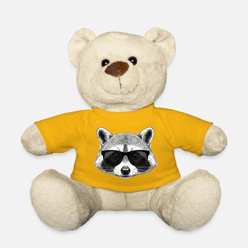 Waschbär - Teddy - Sonnengelb
