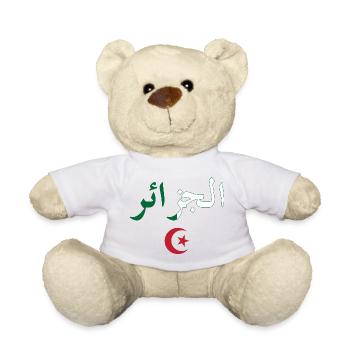 Drapeau Algérie BZ - Nounours - jaune soleil - Devant