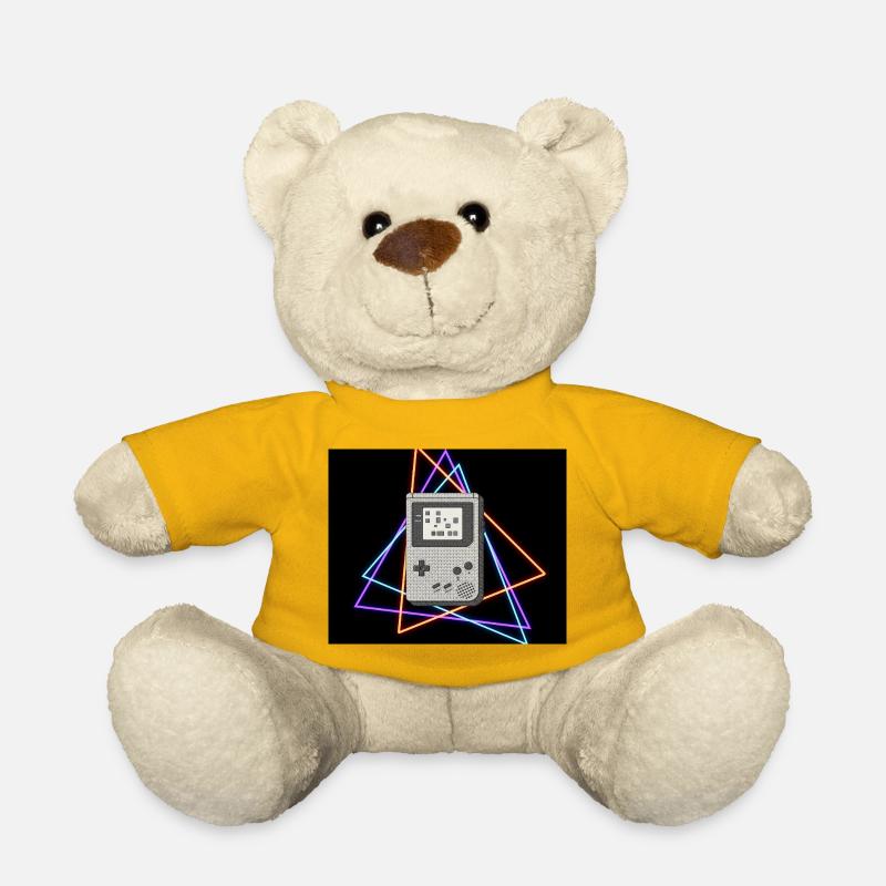 Console de jeu rétro Neon - Nounours - jaune soleil