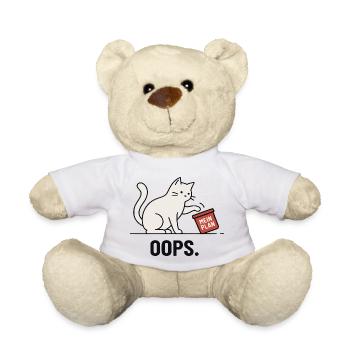 Mon plan... Oups – Chat drôle - Nounours - jaune soleil - Devant
