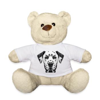 Amoureux des chiens dalmatiens J’aime les Dalmatiens - Nounours - jaune soleil - Devant