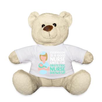 Nurse Pregnancy Hospital - Teddy Bear - sun yellow - Front