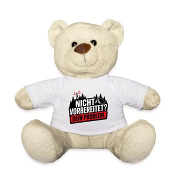 Nicht vorbereitet Survival Prepper Humor - Teddy - Sonnengelb - Vorne