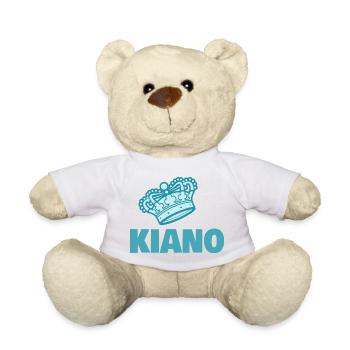 Geschenk für Kiano - Teddy - Sonnengelb - Vorne