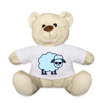 Sonnenbrillen Schaf Blau - Teddy - Sonnengelb - Vorne