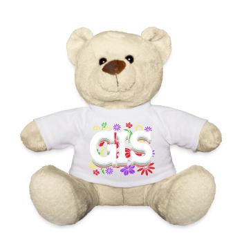 GIS Kartografie Kartograf Geography Geografie - Teddy - Sonnengelb - Vorne