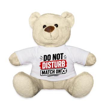Do Not Disturb Match On - Soccer Football - Teddy Bear - sun yellow - Front