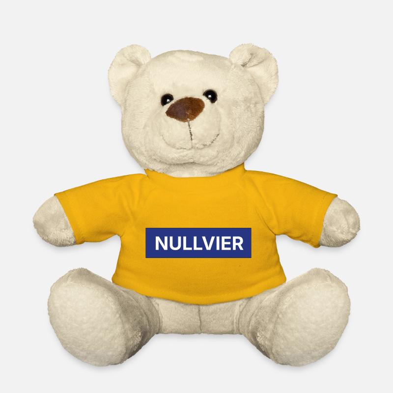 Nullvier Box Logo - Teddy Bear - sun yellow