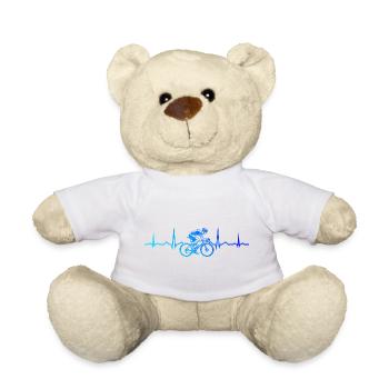 Idée cadeau pour un vélo de route avec vélo de route - Nounours - jaune soleil - Devant