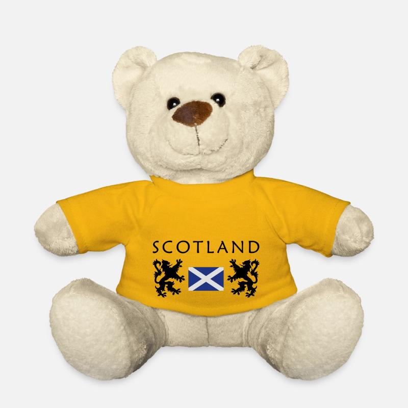Drapeau de l'ecosse - Nounours - jaune soleil
