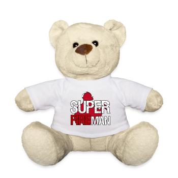Super Fireman - Teddy Bear - sun yellow - Front