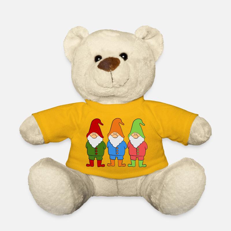 Wichtel Zwerge - Teddy - Sonnengelb