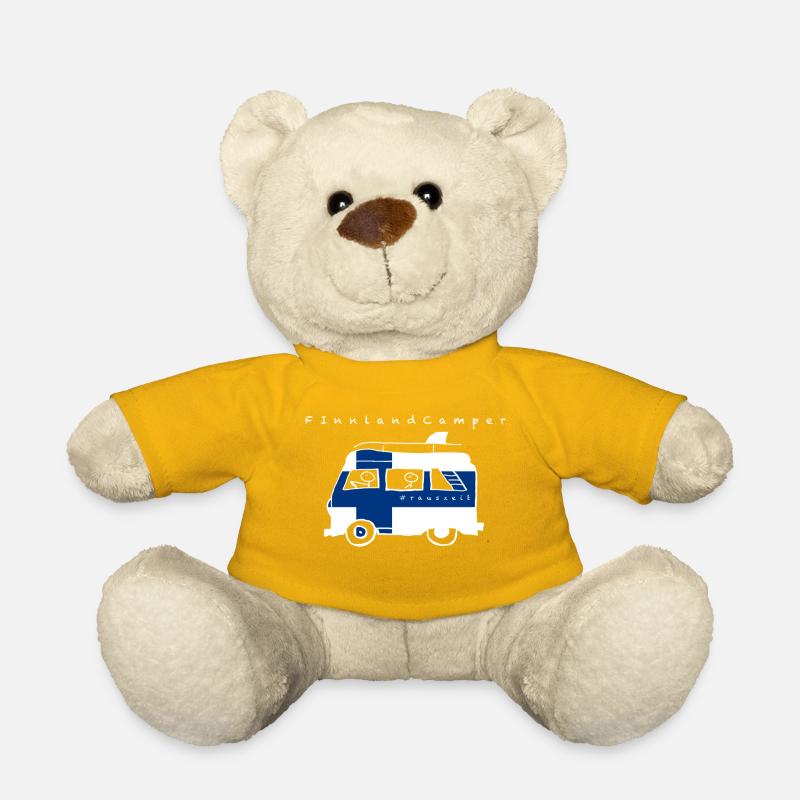 Finland Camper - Teddy Bear - sun yellow