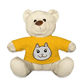 Chats Chats - Nounours - jaune soleil - Devant