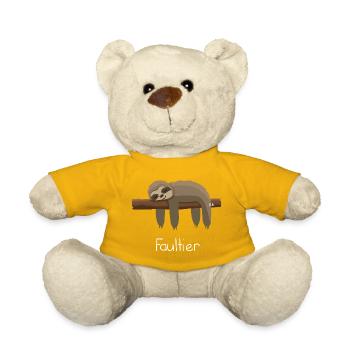 Faultier - Teddy - Sonnengelb - Vorne