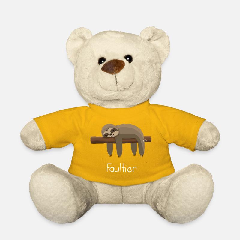 Paresse - Nounours - jaune soleil