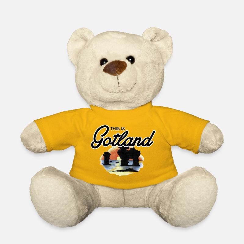 C’est Gotland - Rauk - Nounours - jaune soleil