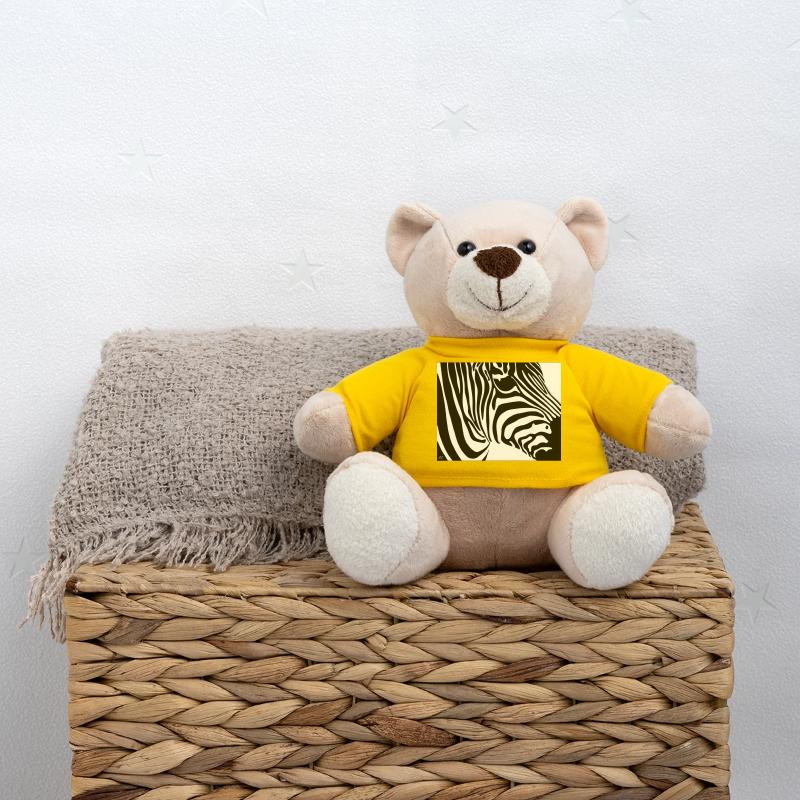 Zebra print: Contrast stripes Teddy Bear